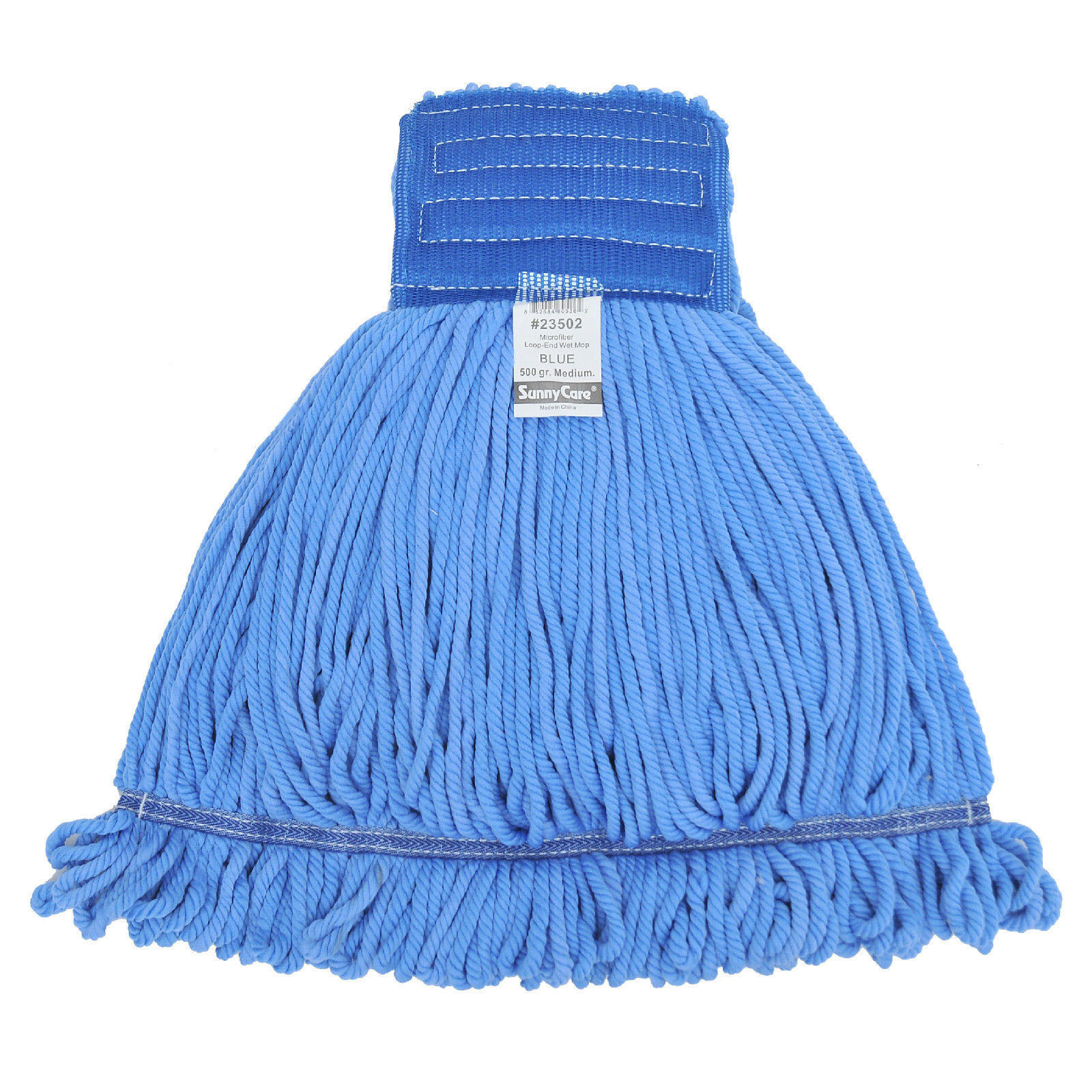 1pc 680g/24oz SunnyCare #22682-1pc Blue Synthetic Cotton Loop-End Wet Mops 