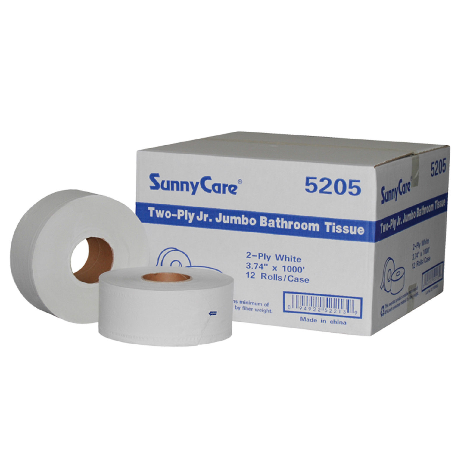 SunnyCare® | SunnyCare® Jr. Jumbo Bathroom tissue white virgin white 2-ply